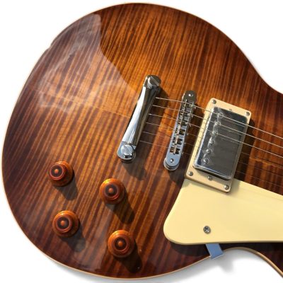 Custom Crown Iced Tea Burst Flamed Maple Top Electric Guitar - Image 15