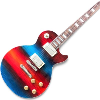 Custom Crown Aurora Borealis Prism Finish Flame Maple Top Electric Guitar - Image 6