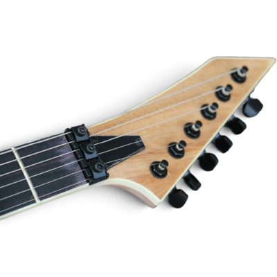 Custom Obsidian Kirk M400 Natural Satin Finish Electric Guitar Floyd Rose Tremolo - Image 8