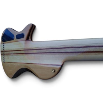 Custom Pyrite Burl 10 String Extended Range Electric Bass Neck Through Body Design - Image 17