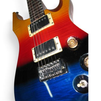 Custom Monarch Prism Al Di Meola Flamed Maple Top Guitar Dark Brown Back Finish - Image 6