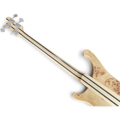 Custom Nova 4003 Naturalglo Birdseye 4 String Bass - Image 2