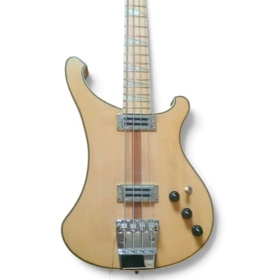 Custom Nova 4003 Naturalglo Checkerboard Bindings 4 String Bass