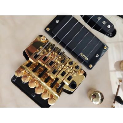 Custom Race Phil Collen PC1 Natural Finish Quilted Maple Top Guitar Floyd Rose Tremolo - Image 4
