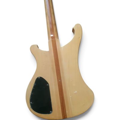 Custom Nova 4003 Naturalglo Checkerboard Bindings 4 String Bass - Image 4