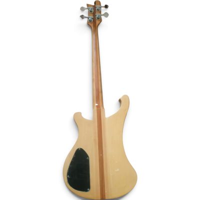 Custom Nova 4003 Naturalglo Checkerboard Bindings 4 String Bass - Image 2
