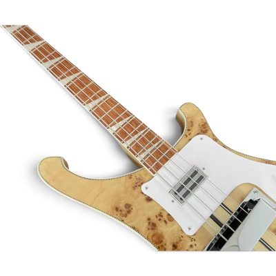 Custom Nova 4003 Naturalglo Birdseye 4 String Bass - Image 5