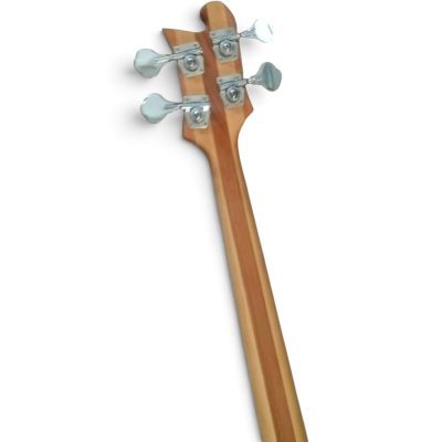 Custom Nova 4003 Naturalglo Checkerboard Bindings 4 String Bass - Image 3