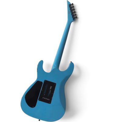 Custom Race Soloist Blue Tiger Stripe Floyd Rose Tremolo Electric Guitar - Image 2