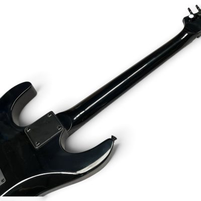 Custom Obsidian Hand Painted Black White Zombie Graphic Kirk Hammett Electric Guitar - Image 2