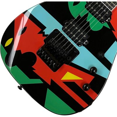 Custom Axis JPM100 Abstract Petrucci Design Picasso Electric Guitar Ebony Fretboard - Image 14