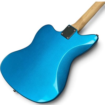 Custom Regent Lake Placid Blue Jaguar Lee Ranaldo Finish 6 String Electric Guitar P90 - Image 3