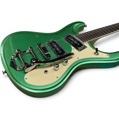 Custom Sapphire Ventures Metallic Green Johnny Guitar Tremolo - Image 6
