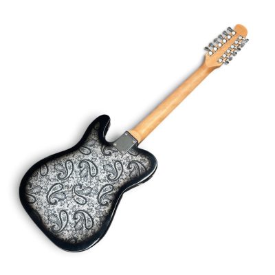 Custom Regent Black Paisley 12 String Electric Guitar - Image 7