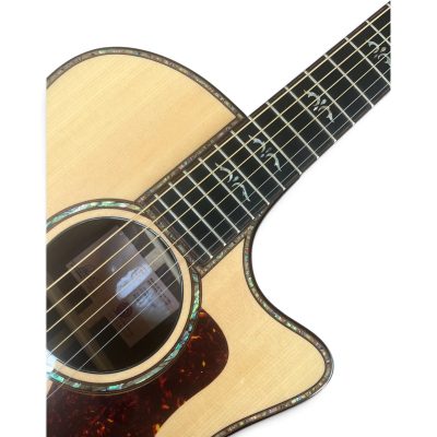 Custom Emberline Solid Sitka Spruce Gloss Natural Gloss 916ce Acoustic Guitar - Image 6