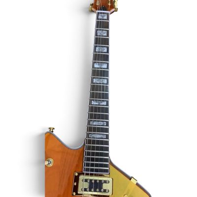 Custom Sovereign Jupiter Thunderbird Billy Bo Western Orange Electric Guitar Bigsby Tremolo - Image 4
