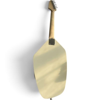 Custom Pyrite Phantom VI Vintage White Ian Curtis Teardrop 6 String Guitar - Image 5