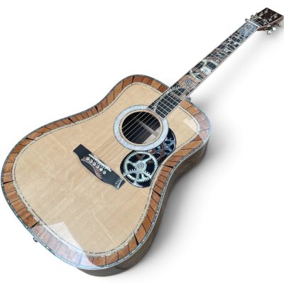 Custom Vertex D200 Solid Spruce Top Dreadnought Acoustic Electric Guitar Fishman EQ