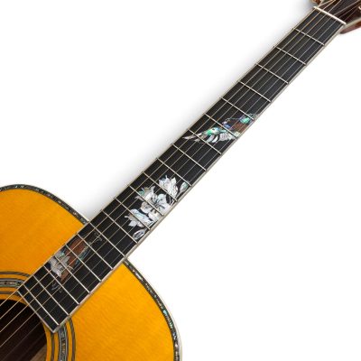 Custom Vertex Hummingbird And Lily Solid Spruce Top D45 Acoustic Electric Guitar Fishman EQ - Image 7