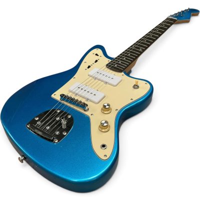 Custom Regent Lake Placid Blue Jaguar Lee Ranaldo Finish 6 String Electric Guitar P90
