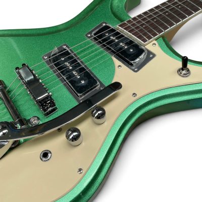 Custom Sapphire Ventures Metallic Green Johnny Guitar Tremolo - Image 5