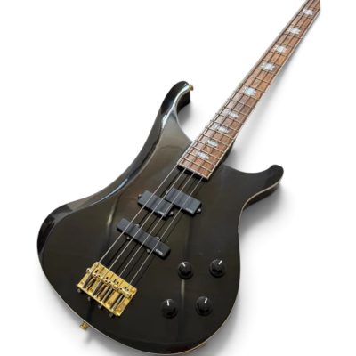 Custom Nova 4003 Jetglo Black Finish 4 String Bass - Image 6