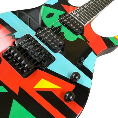 Custom Axis JPM100 Abstract Petrucci Design Picasso Electric Guitar Ebony Fretboard - Image 5