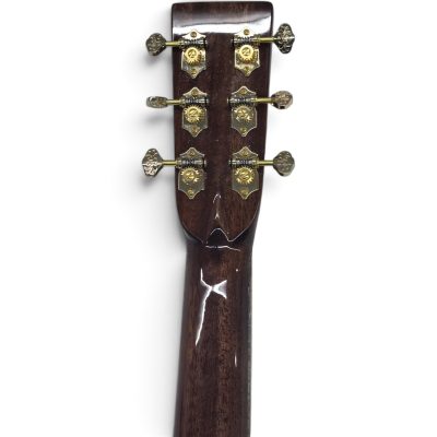 Custom Vertex D200 Natural Finish Solid Spruce Top Dreadnought Acoustic Electric Guitar - Image 2