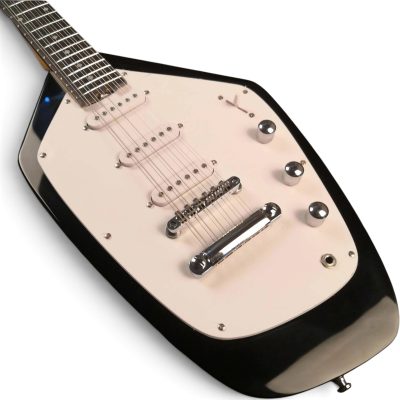 Custom Pyrite Black Ian Curtis Phantom Teardrop 12 String Guitar