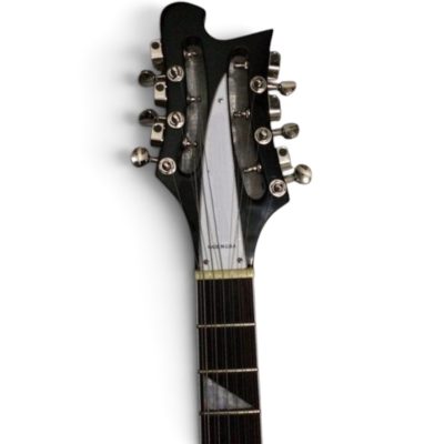 Custom Nova 4003 Jetglo Black 12 String Guitar - Image 6