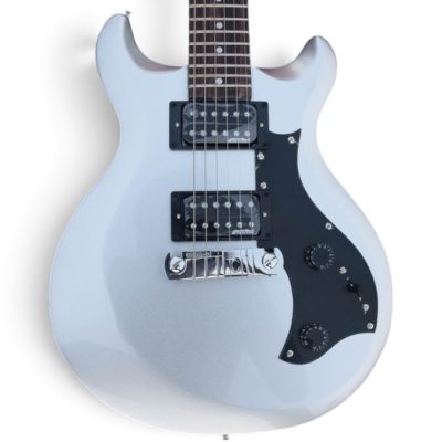 Custom Monarch Silver Mira 6 String Electric Guitar