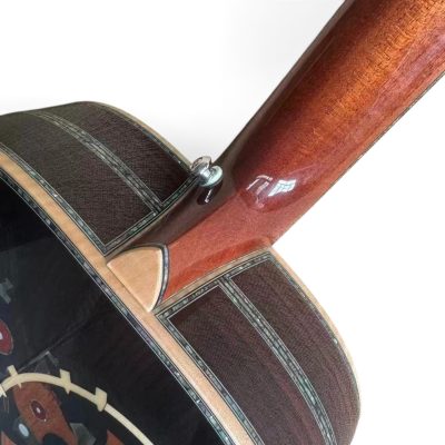Custom Vertex D200 Solid Spruce Top Dreadnought Acoustic Electric Guitar With Pickguard - Image 4