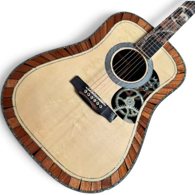 Custom Vertex D200 Solid Spruce Top Dreadnought Acoustic Electric Guitar