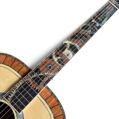 Custom Vertex D200 Solid Spruce Top Dreadnought Acoustic Electric Guitar - Image 8