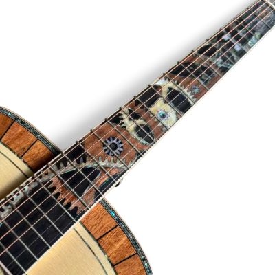 Custom Vertex D200 Solid Spruce Top Dreadnought Acoustic Electric Guitar - Image 7