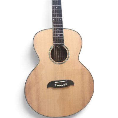 Custom Vertex Yairi Solid Spruce Top Mahogany Rosewood Back Sides Acoustic Guitar Fishman EQ