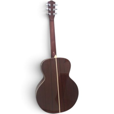 Custom Vertex Yairi Solid Spruce Top Mahogany Rosewood Back Sides Acoustic Guitar Fishman EQ - Image 6