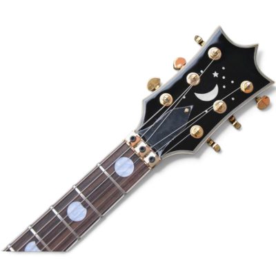 Custom Tribal Black Moonsault Electric Guitar - Image 9