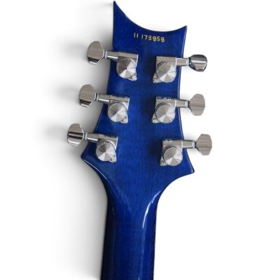 Custom Monarch Santana Blue Flamed Maple Electric Guitar - Image 12