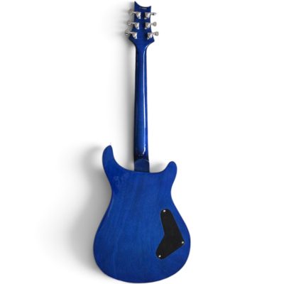 Custom Monarch Santana Blue Flamed Maple Electric Guitar - Image 11