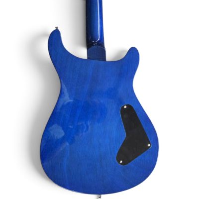 Custom Monarch Santana Blue Flamed Maple Electric Guitar - Image 2