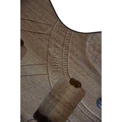 Custom Crown DIY Unfinished Carved Electric Guitar Body - Image 2