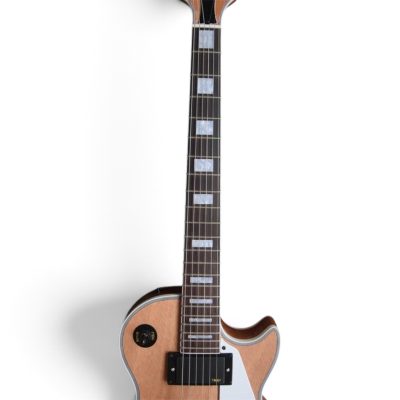 Custom Crown Natural Satin 6 String Electric Guitar - Image 4