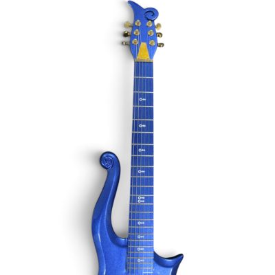 Custom Ember Prince Cloud Blue Angel Electric Guitar Gold Hardware - Image 16