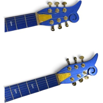 Custom Ember Prince Cloud Blue Angel Electric Guitar Gold Hardware - Image 15