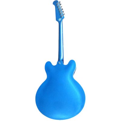 Custom Crown DG335 Dave Grohl Pelham Blue Diamond Flame Maple Top Guitar - Image 3