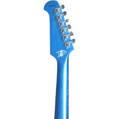 Custom Crown DG335 Dave Grohl Pelham Blue Diamond Flame Maple Top Guitar - Image 5