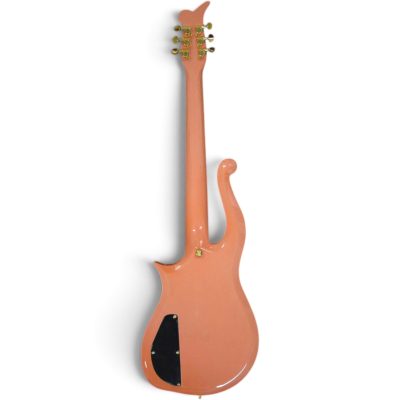 Custom Ember Prince Cloud Glossy Pink Peach Electric Guitar - Image 9