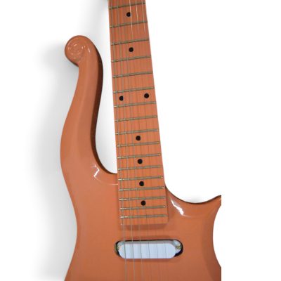 Custom Ember Prince Cloud Glossy Pink Peach Electric Guitar - Image 8
