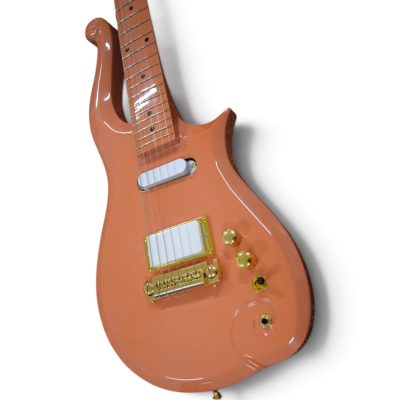 Custom Ember Prince Cloud Glossy Pink Peach Electric Guitar - Image 7